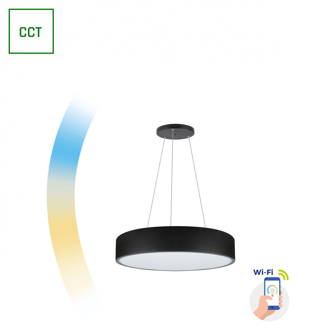 Lustra MODERNA 36W WI-FI CCT DIM SPECTRUM SMART