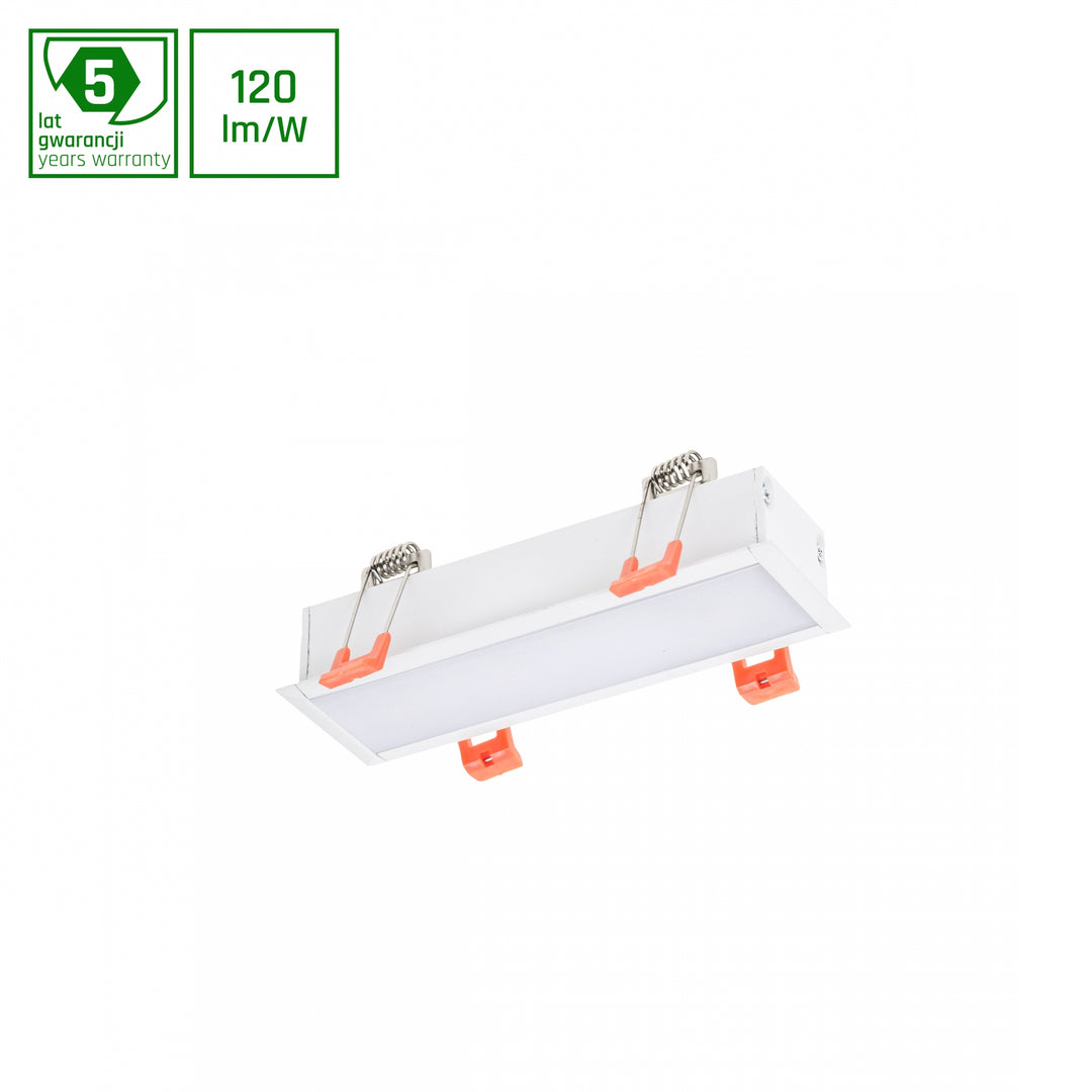 Aplica led incastrata ALLDAY INSPIRE IN 10W 230V 16CM 115DEG WHITE