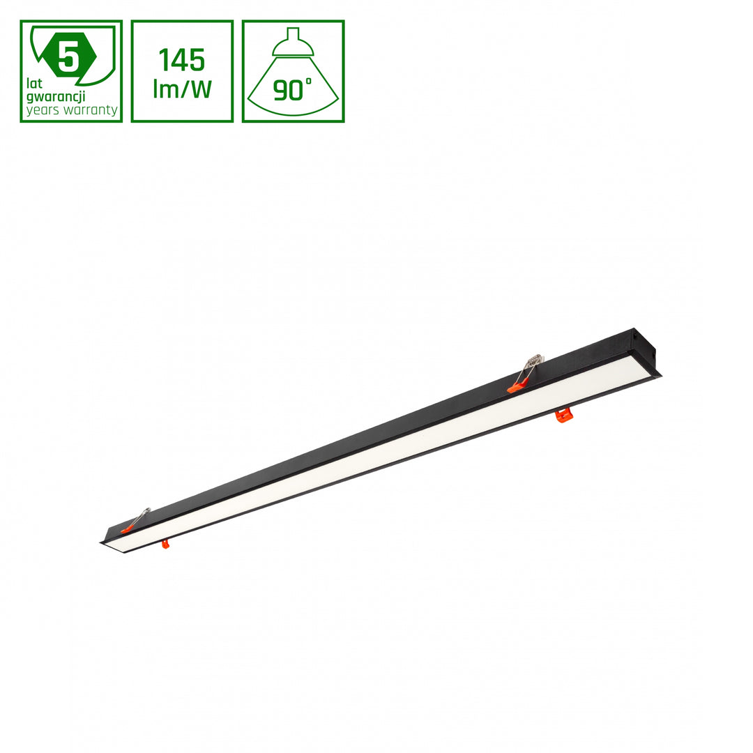 Aplica led incastrata ALLDAY INSPIRE IN 17W 230V 560MM 115DEG BLACK