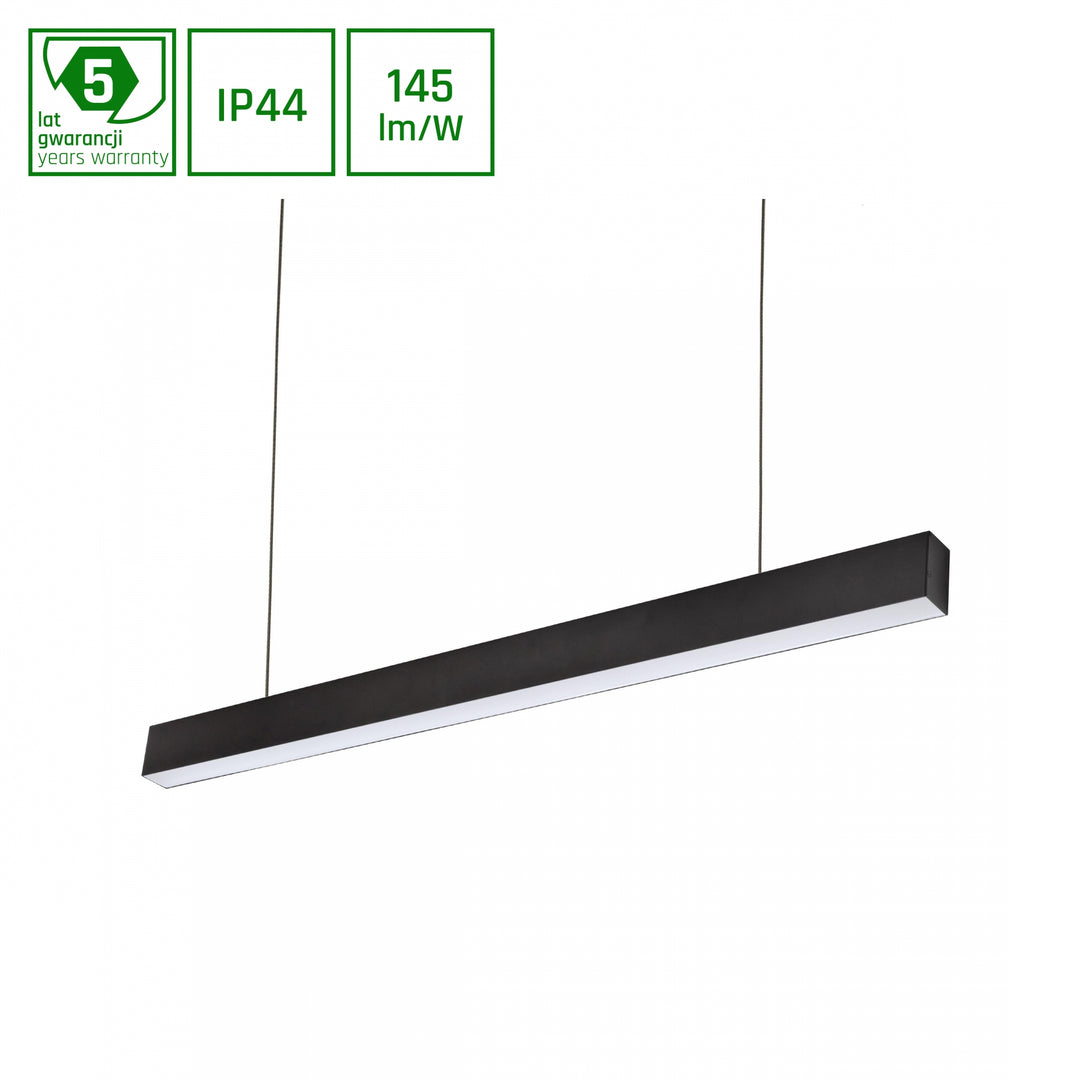 Suspensie led ALLDAY INSPIRE ONE 840 17W 230V 56CM 115DEG BLACK DALI