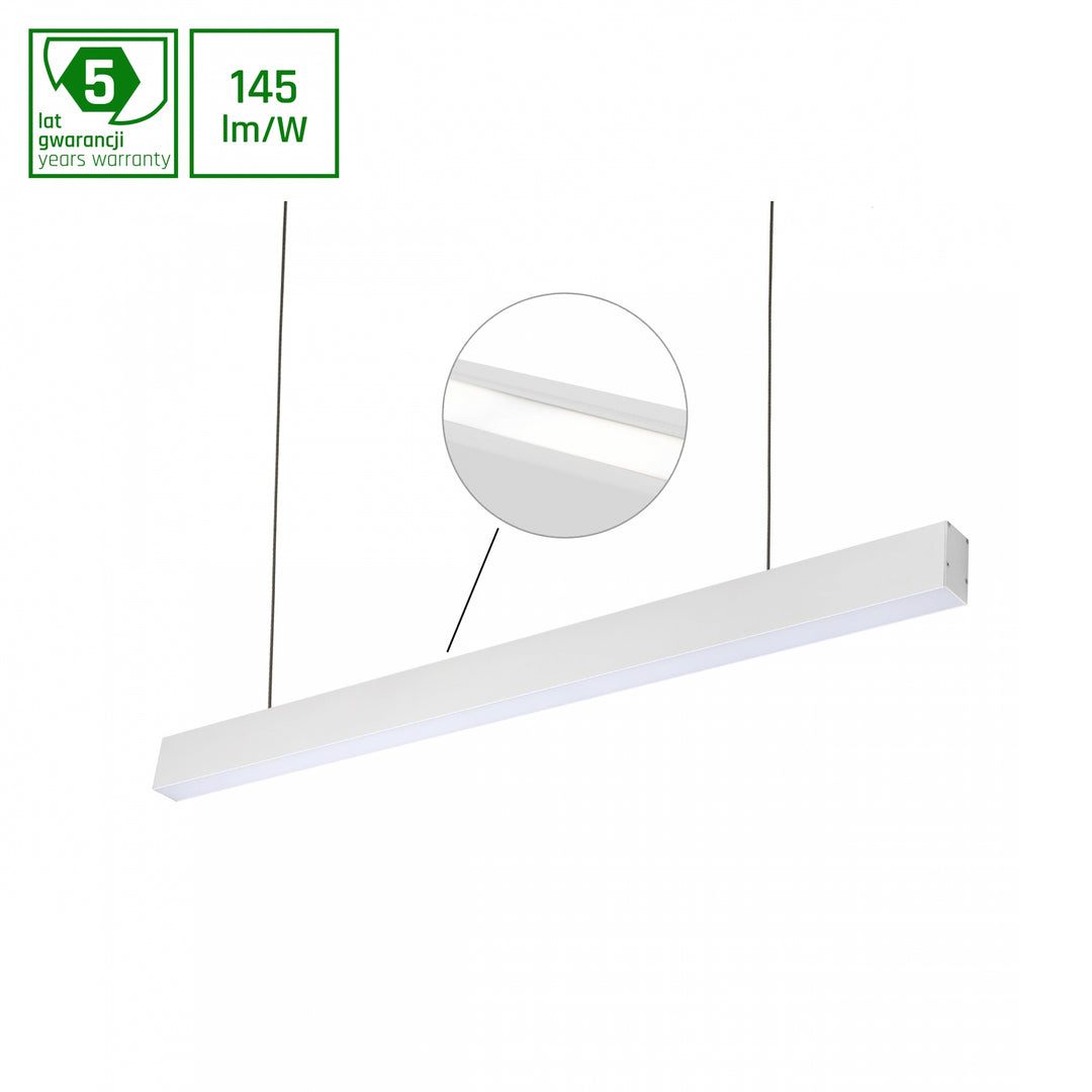 Suspensie led ALLDAY INSPIRE TWO SIDES 830 47W 230V 112CM 115DEG WHITE DIM