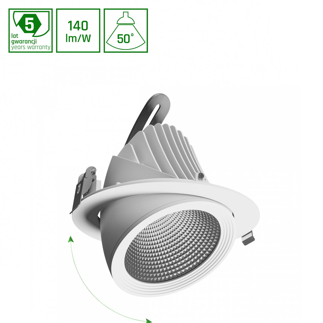 Spot incastrat SAL SILENA 2 830 19W 230V 50DEG