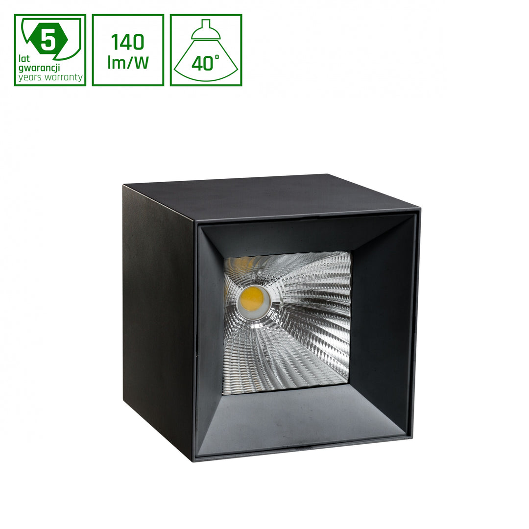 Spot aplicat CEL ZOSMA 4 SQUARE 830 19W 230V 40DEG WHITE CASAMBI