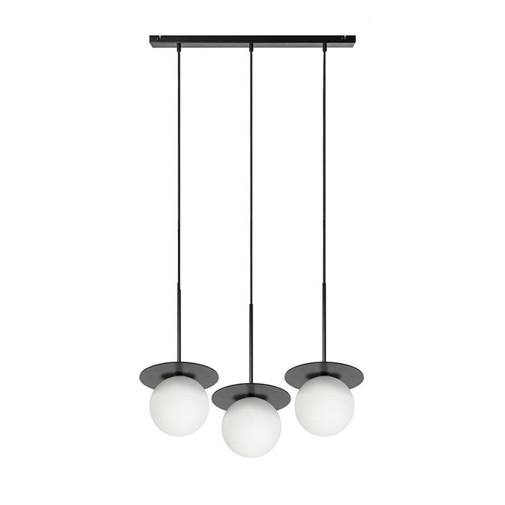 Lustra suspendata Borra B 3L neagra