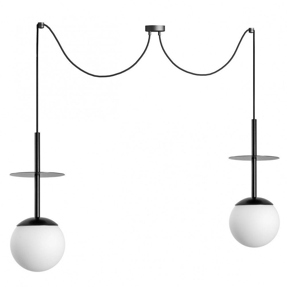 Lustra suspendata Plaat A2 neagra