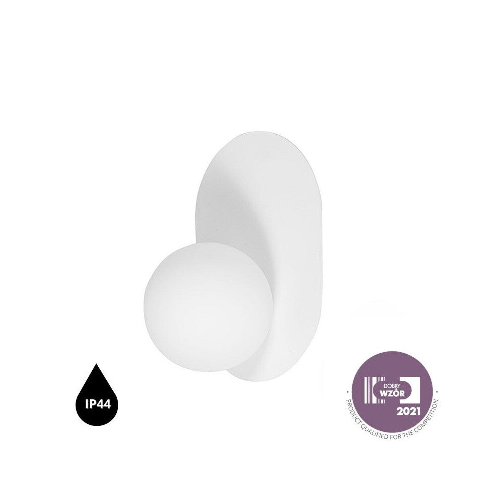 Aplica de perete Hanea alba IP44