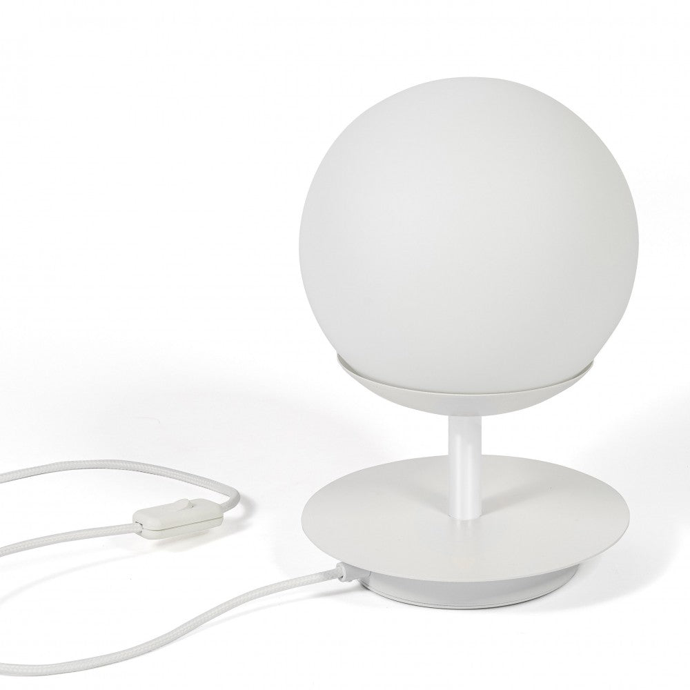 Lampa de masa Plaat ST alba
