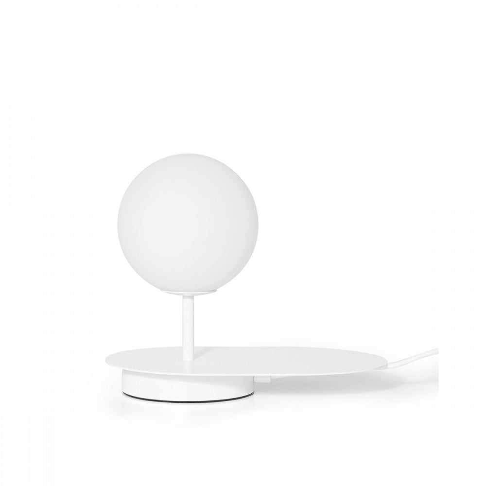 Lampa de masa cu raft Hanea ST alba