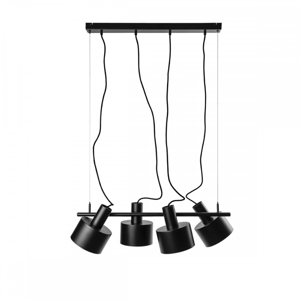 Lustra suspendata Enkel 4 neagra