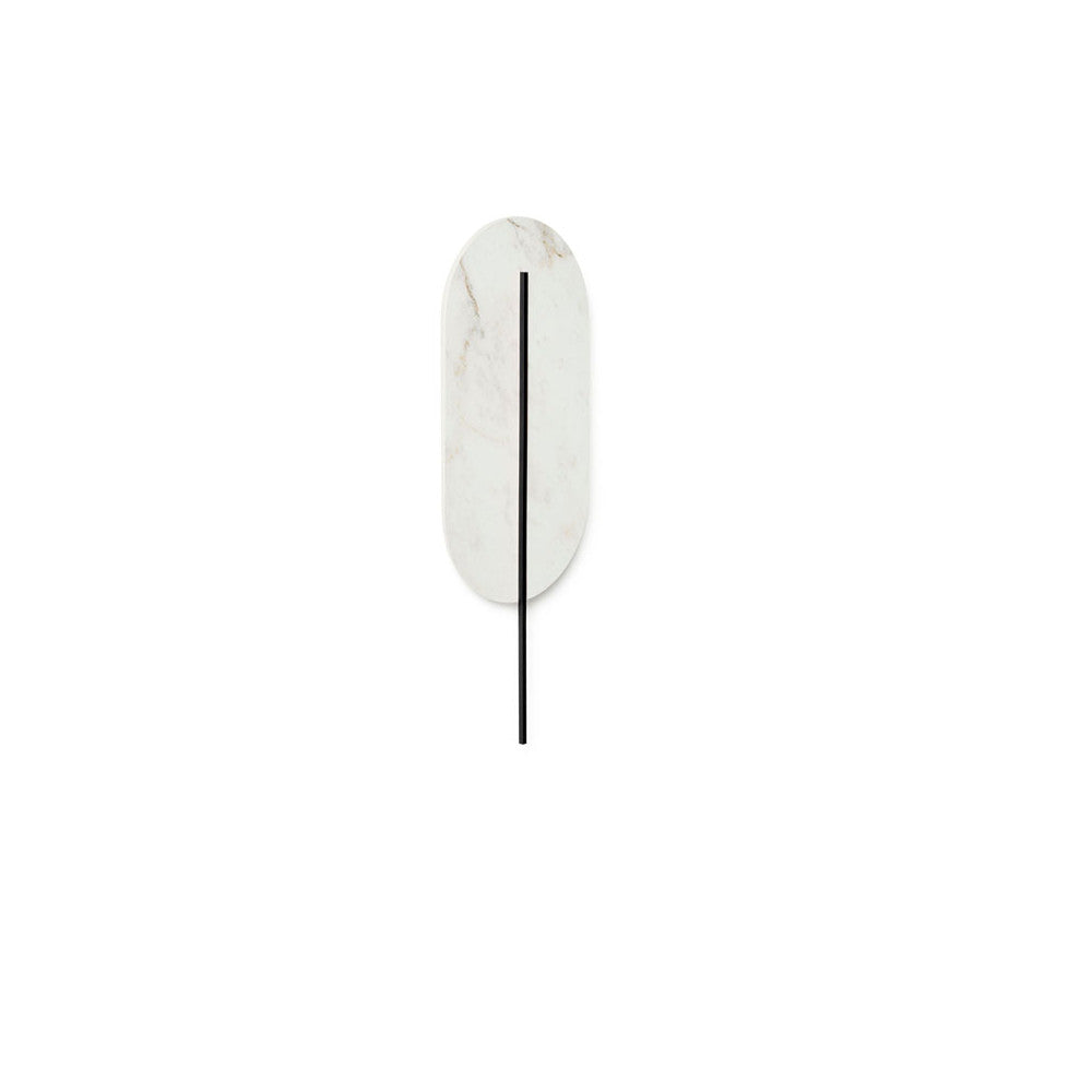 Aplica de perete Rokke STONE alba cu decoratiuni