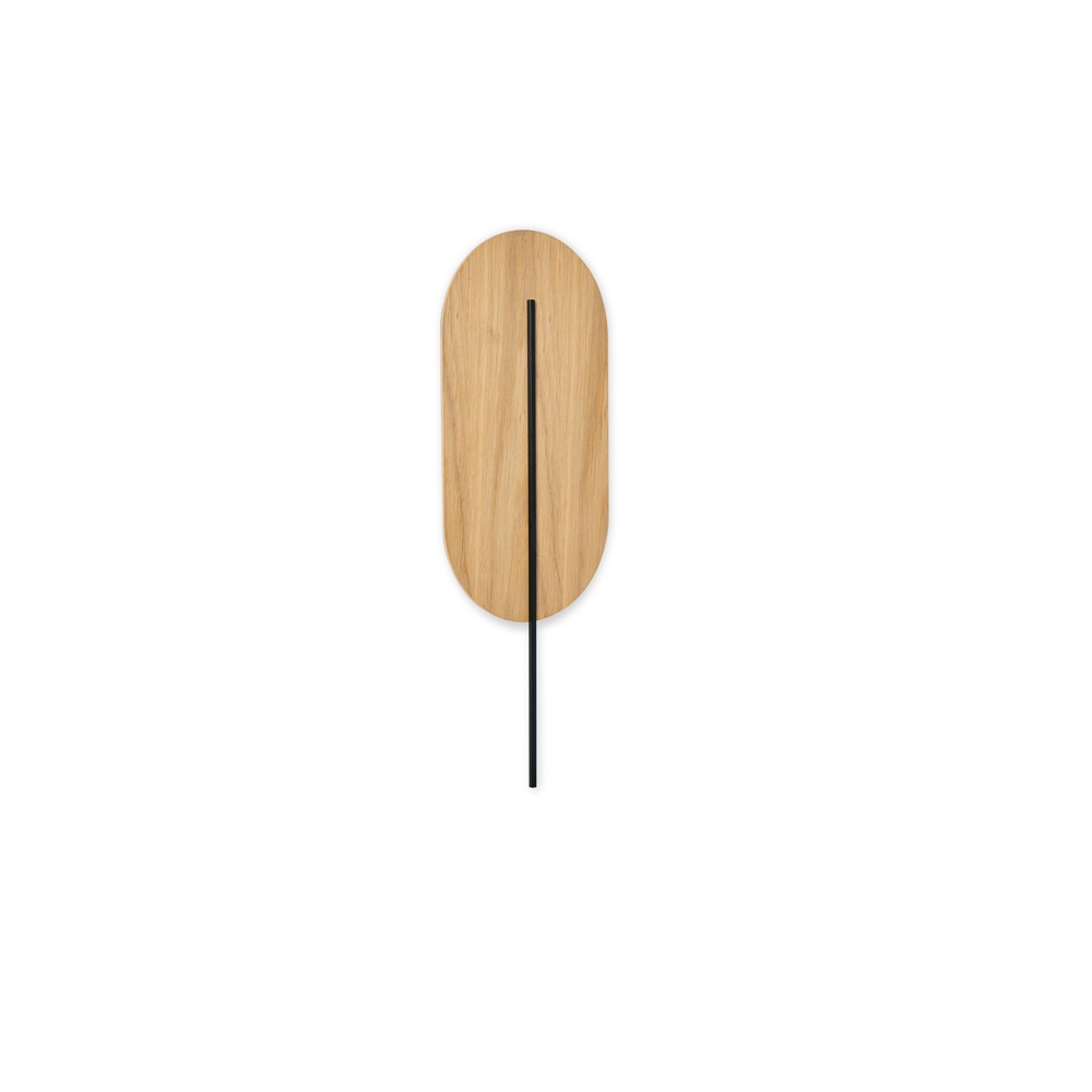 Aplica de perete Rokke WOOD lemn cu decoratiuni negre