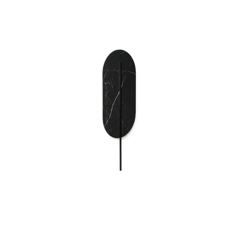 Aplica de perete Rokke STONE neagra cu decoratiuni