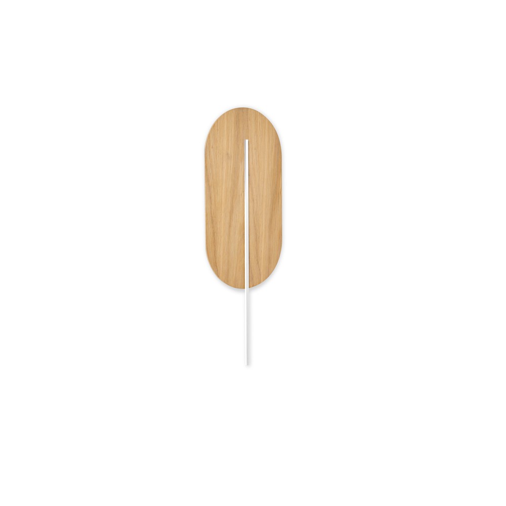 Aplica de perete Rokke WOOD lemn cu decoratiuni albe