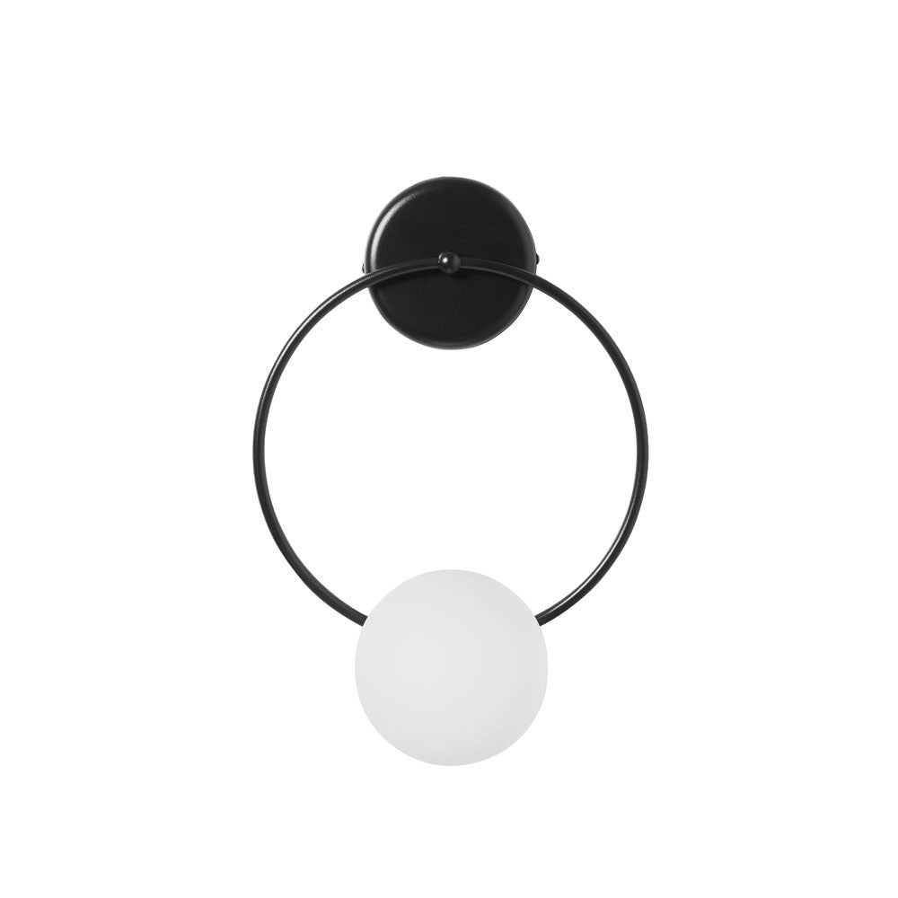 Aplica de perete Fluppu B neagra