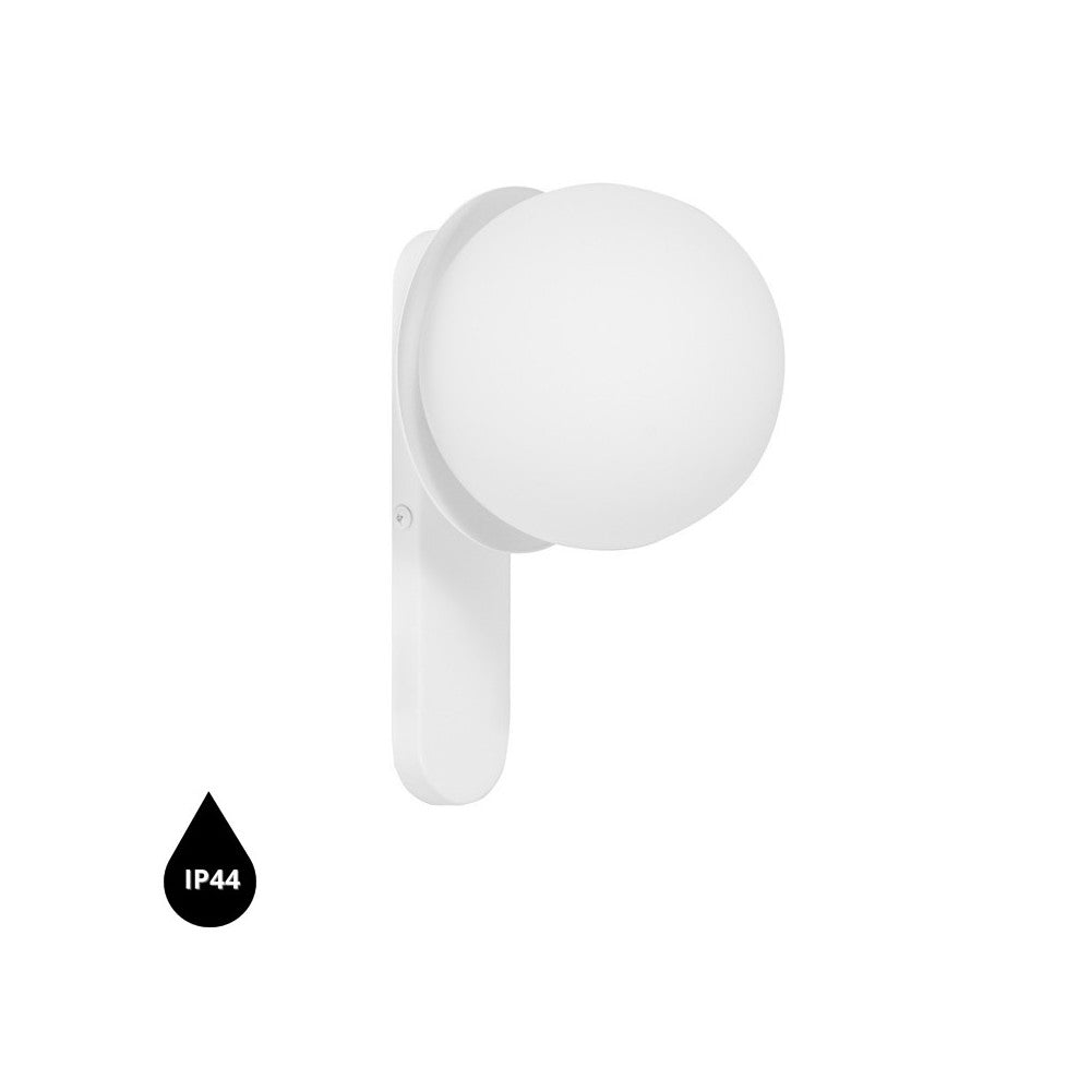 Aplica de perete Kuul D alba IP44