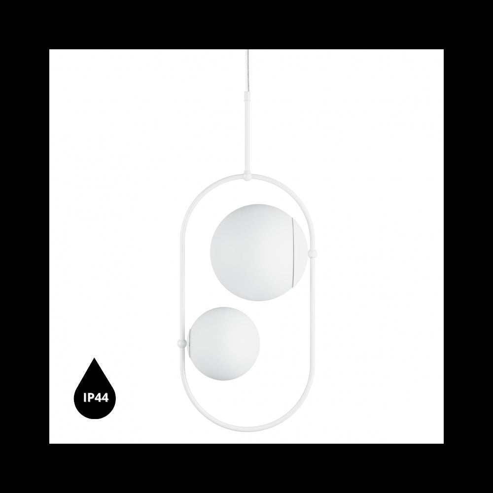 Pendul Koban C alba IP44
