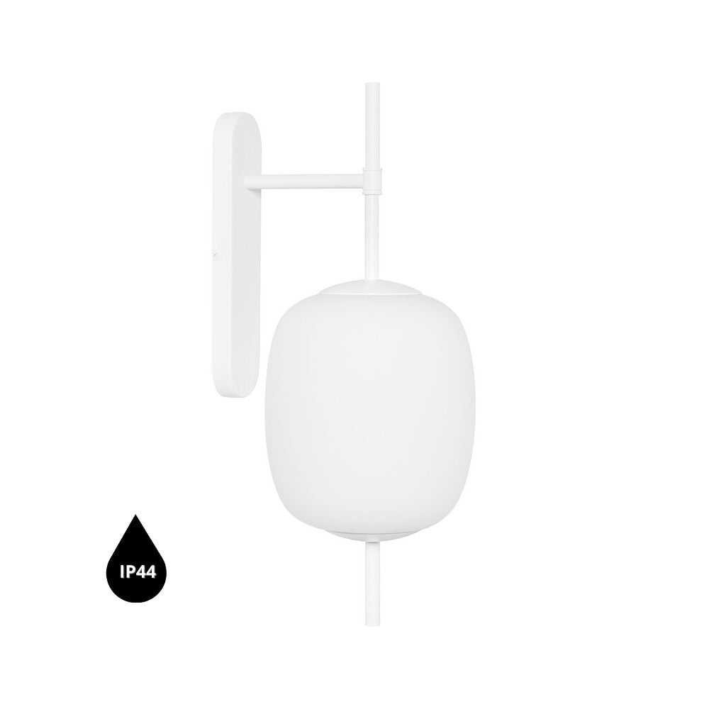 Aplica de perete Epli Mini alba IP44