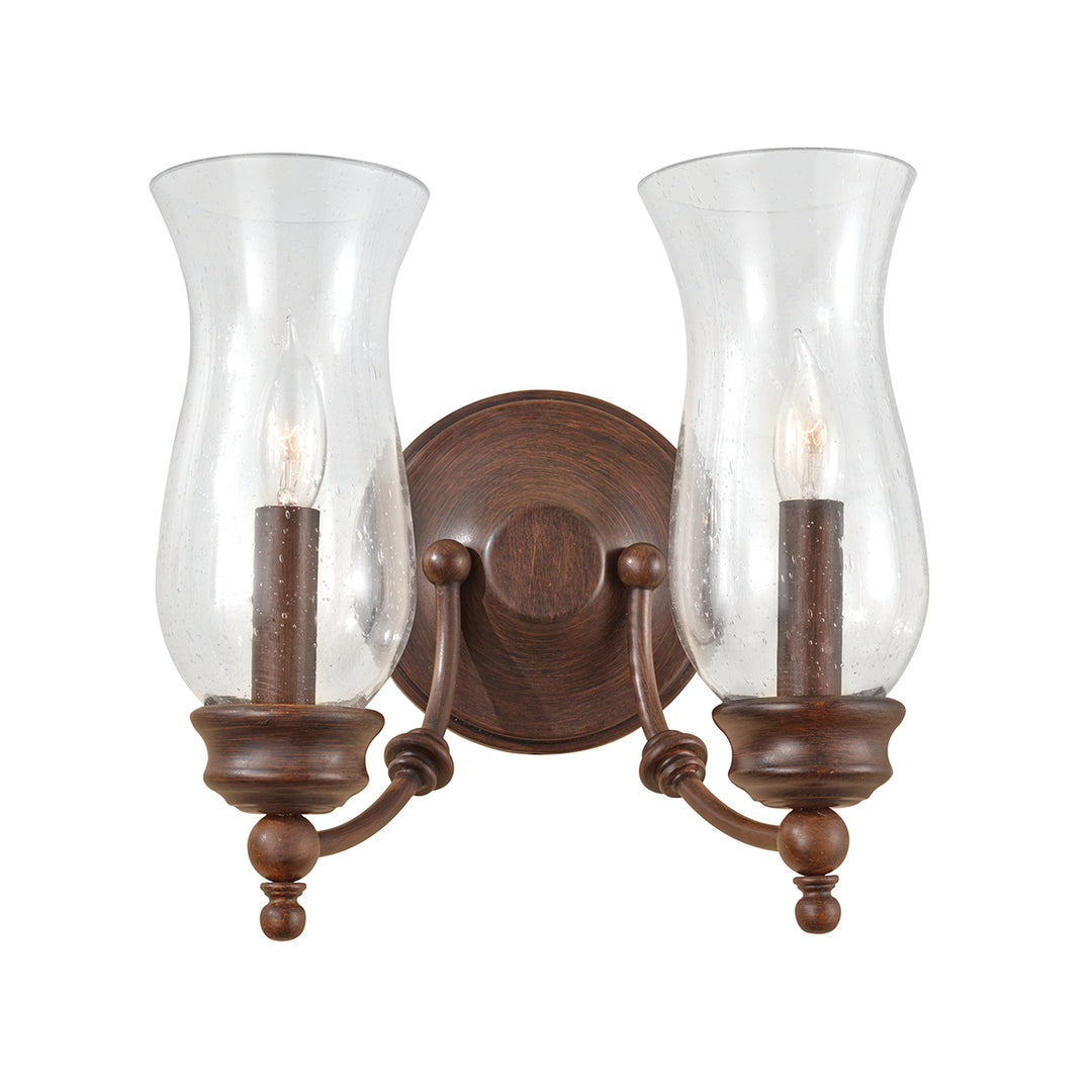 Aplica de perete Pickering Lane 2 lt Heritage bronz