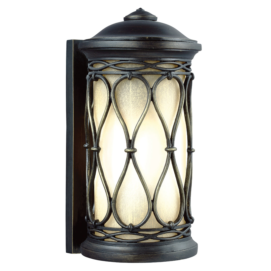 Aplica de perete exterior Wellfleet 1 lt Aged bronz