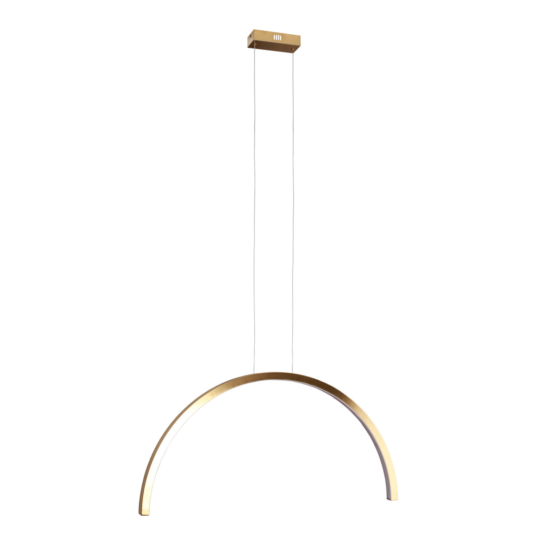 Pendul in forma de arc TRIO ARC I auriu periat Maxlight P0521