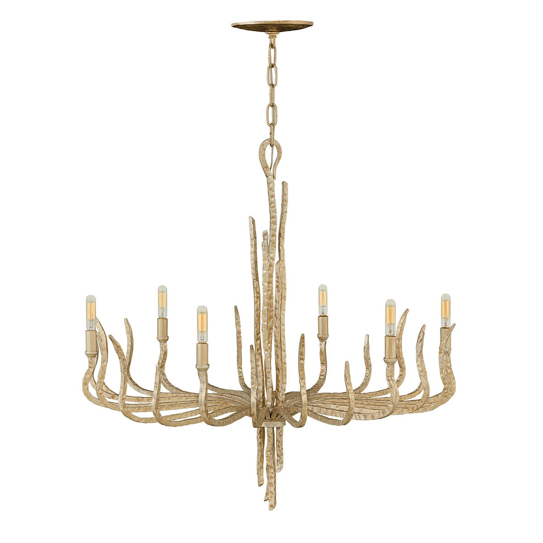 Candelabru Spyre 6 lt Champagne auriu