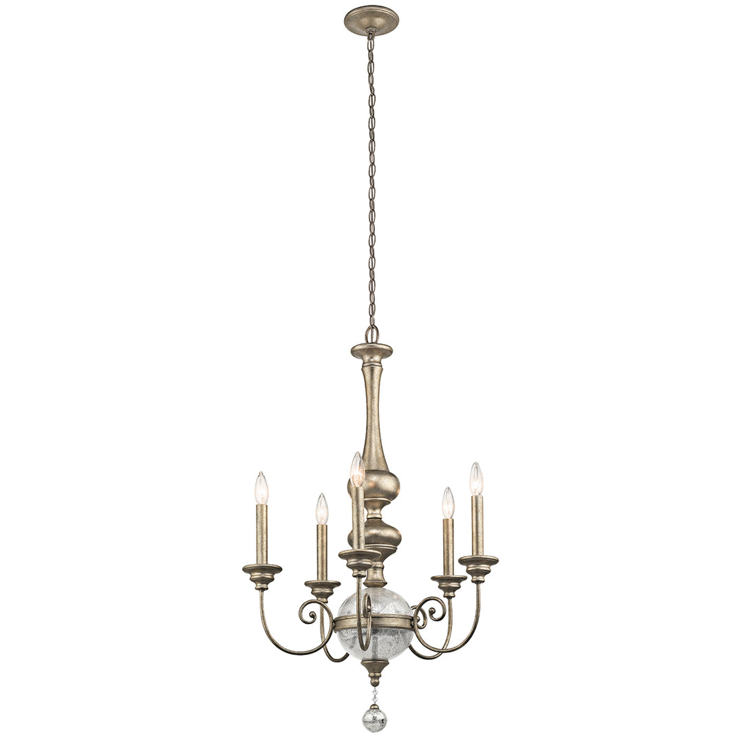 Candelabru Rosalie 5 lt Sterling auriu
