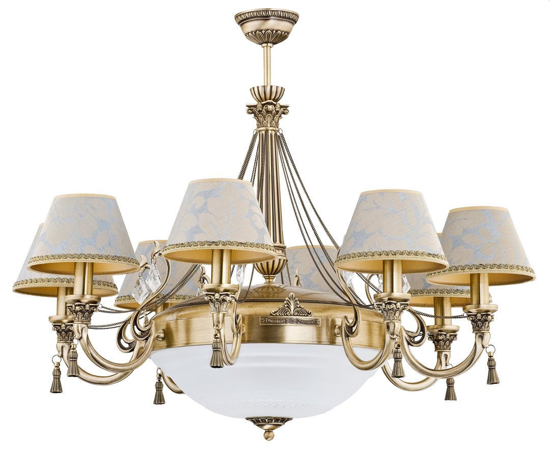 Candelabru cu abajur din material Roma Kutek