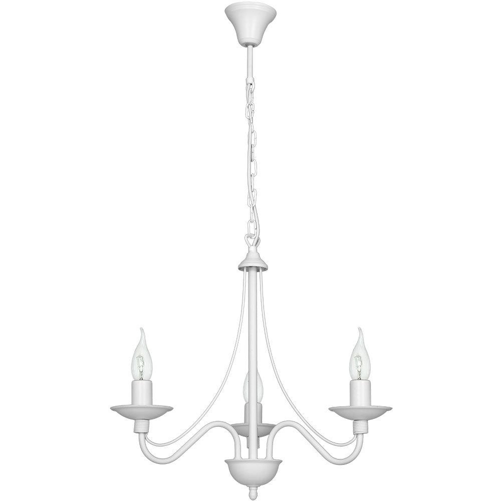 CANDELABRU 3 POINT ROZA ALB Aldex