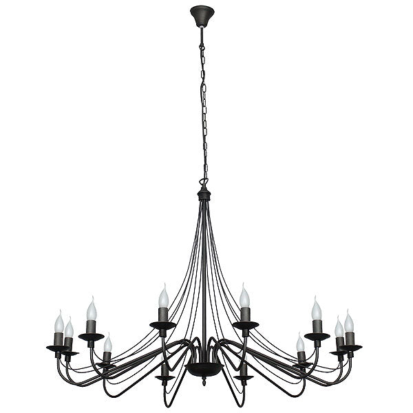 CANDELABRU 12 POINT ROZA NEGRU Aldex