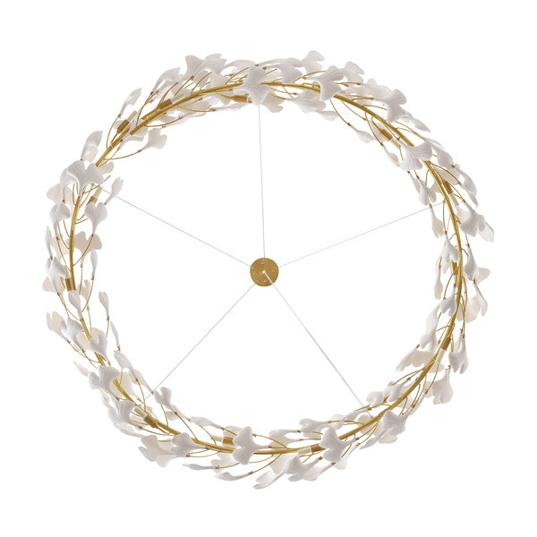 Lustra frunze albe  design Art-Deco Botanika