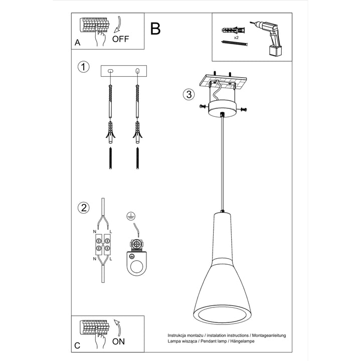 Lampa suspendata EMPOLI SL.0280