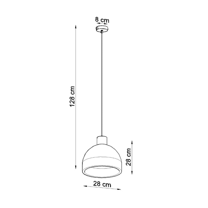 Lustra beton gri DAMASO SL.0281