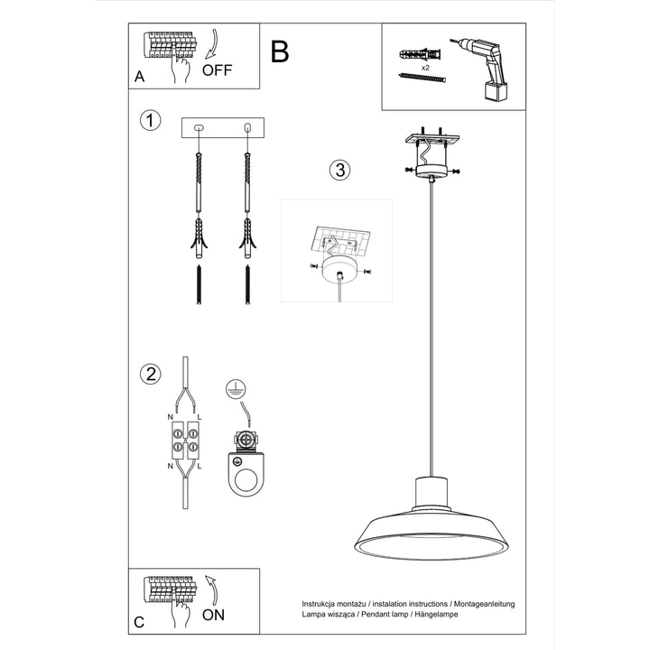 Lampa suspendata AFRA SL.0282