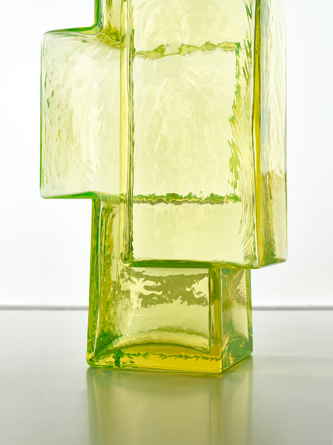 Vaza din cuburi de sticlă suprapuse Tetris by Dechem