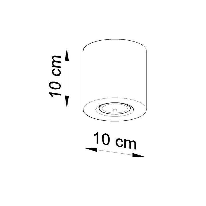 Plafoniera ORBIS beton SL.0488