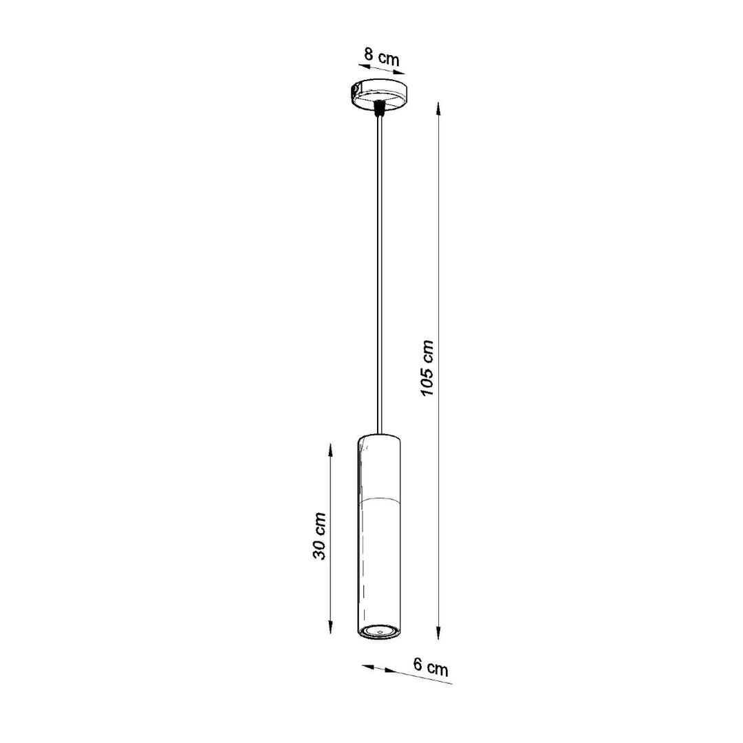 Lampa suspendata BORGIO 1 alb SL.0647