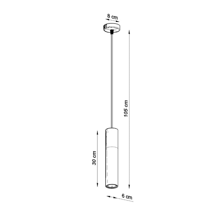 Lampa suspendata BORGIO 1 alb SL.0647