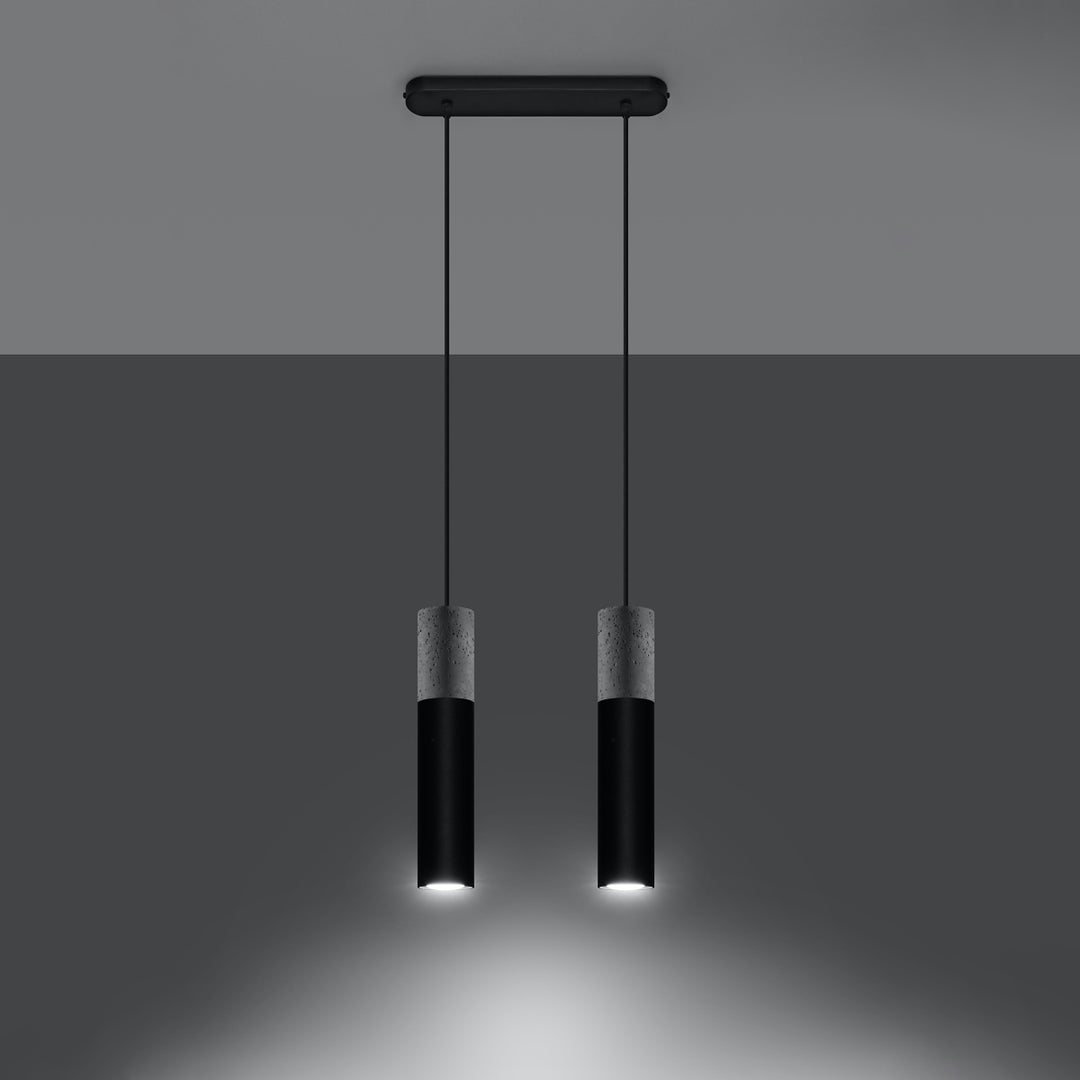 Lampa suspendata BORGIO 2 negru SL.0651