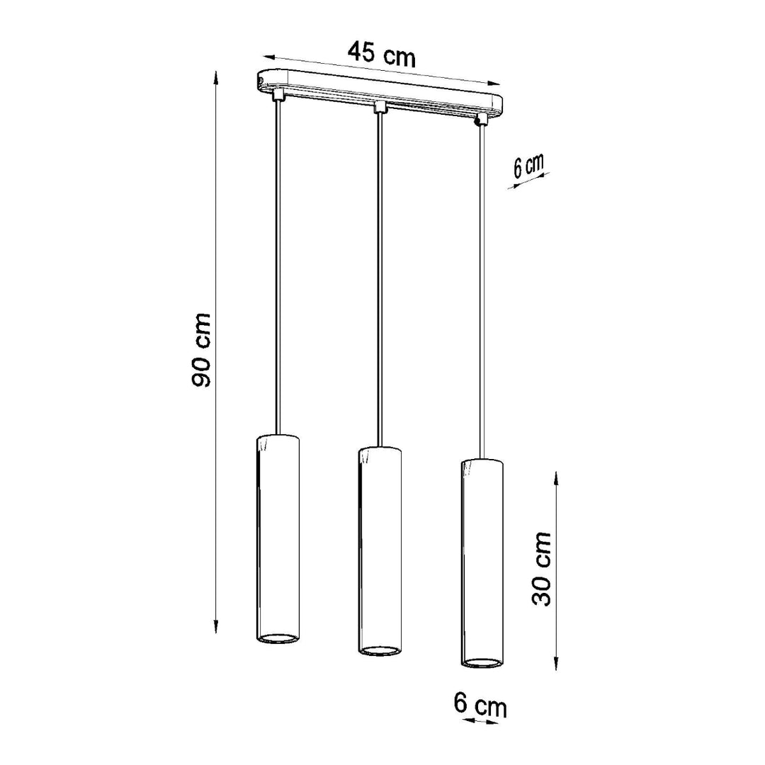 Lampa suspendata LUVO 3L SL.0655