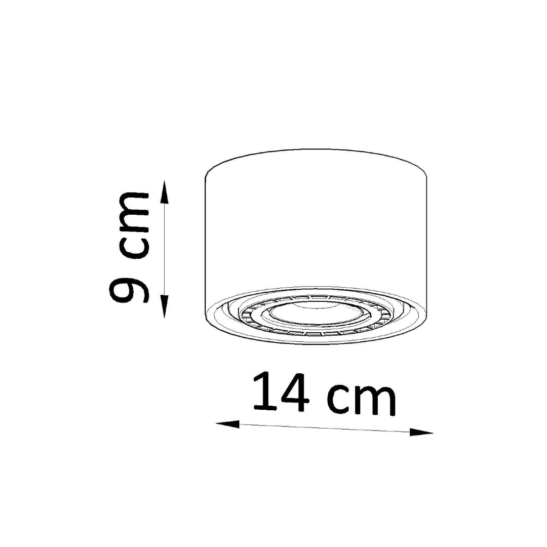 Plafoniera BASIC 1 beton SL.0881