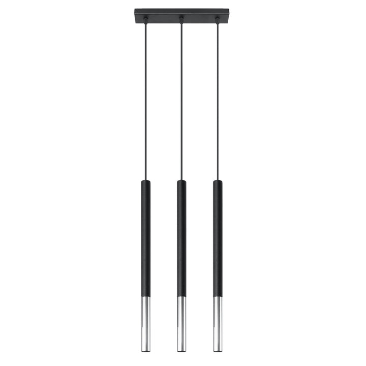 Lampa suspendata MOZAICA 3L negru/cromat SL.0886