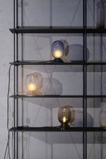 Lampa de masa din sticla cu stil minimalist Tropos by Dechem