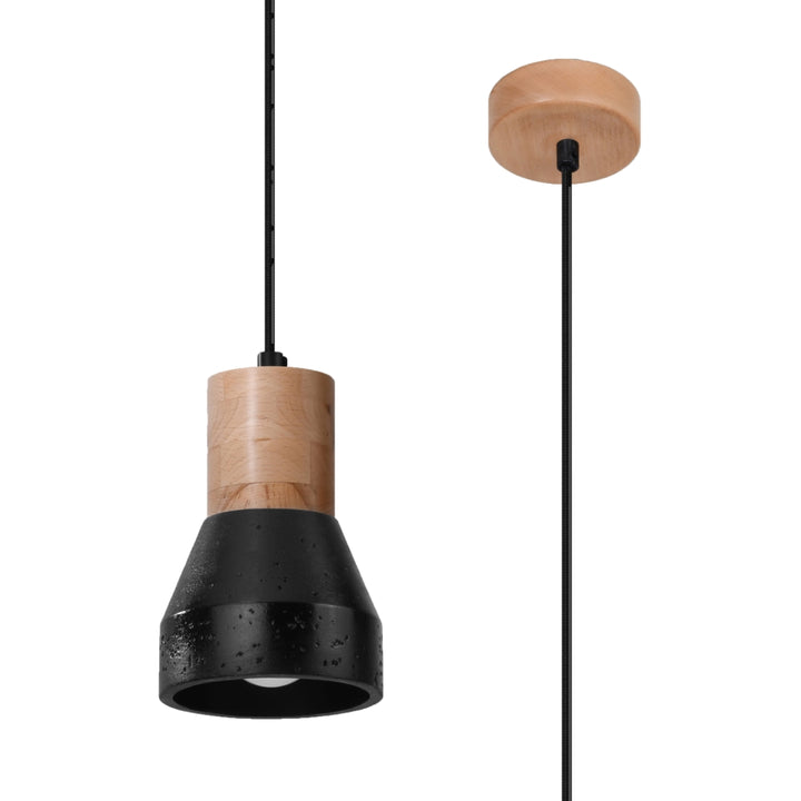 Lampa suspendata QUBIC negru SL.0963