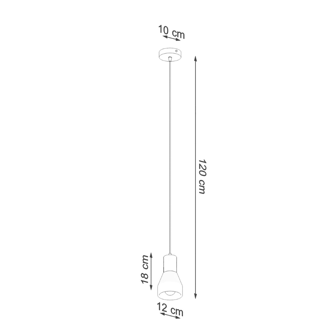 Lampa suspendata QUBIC negru SL.0963