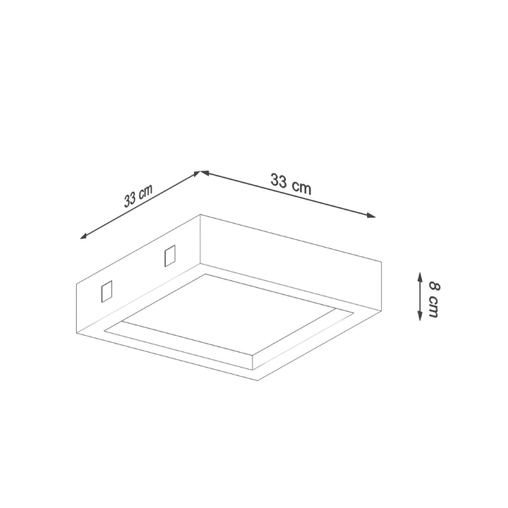 Plafoniera RIZA beton SL.0995