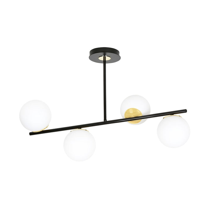 Lustra FLOKI 4 neagra cu auriu