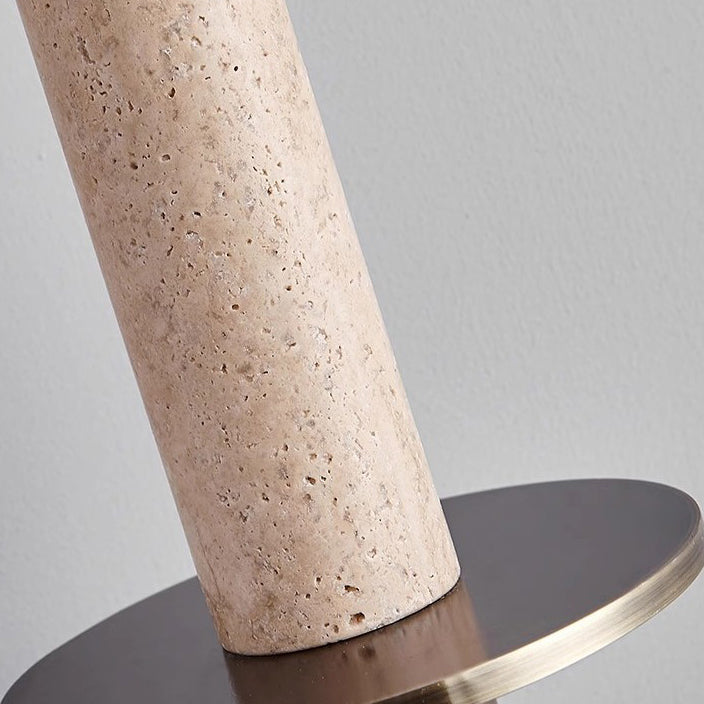 Pendul led design travertin Japandi