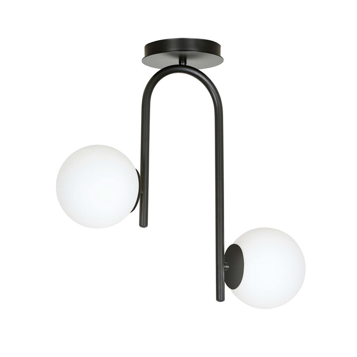 Plafoniera KALF 2 neagra