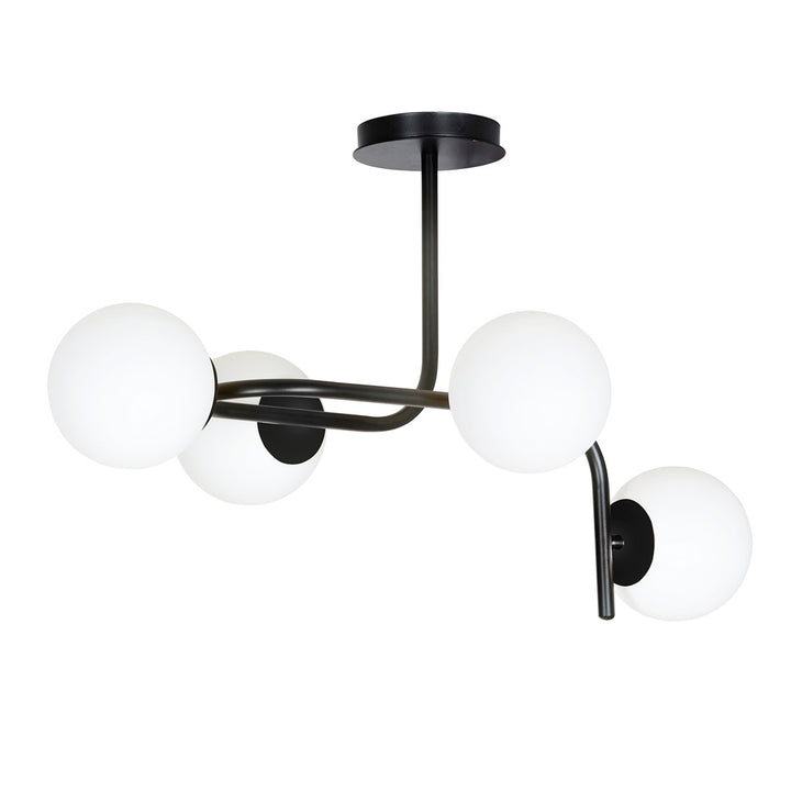 Plafoniera KALF 4A neagra