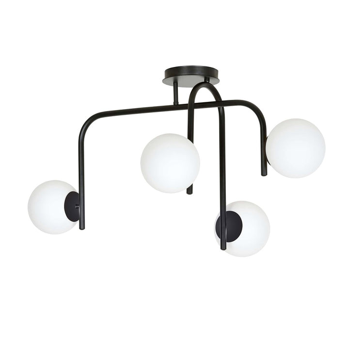 Plafoniera KALF 4B neagra